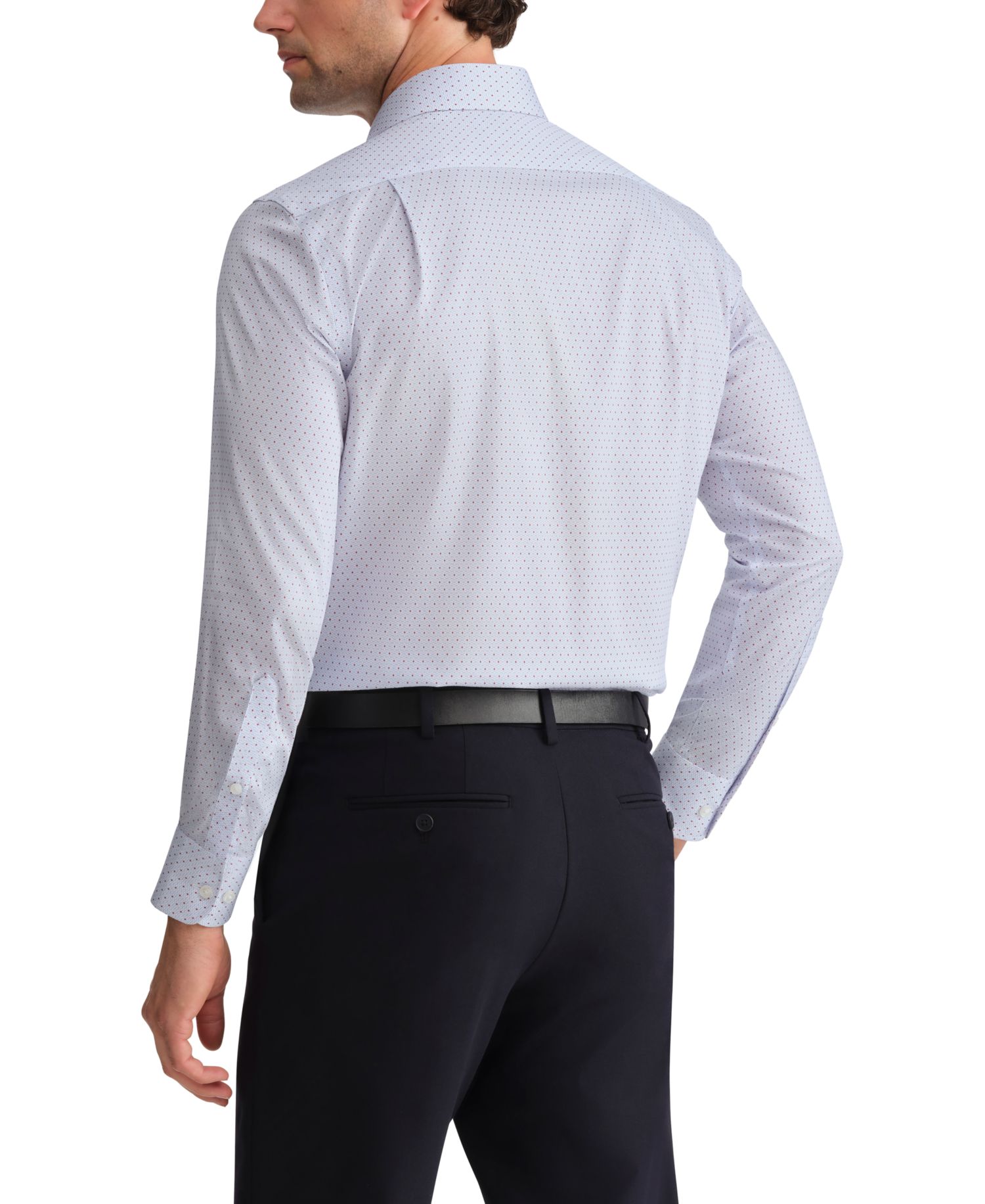 Men's Spread Collar Dress Shirt