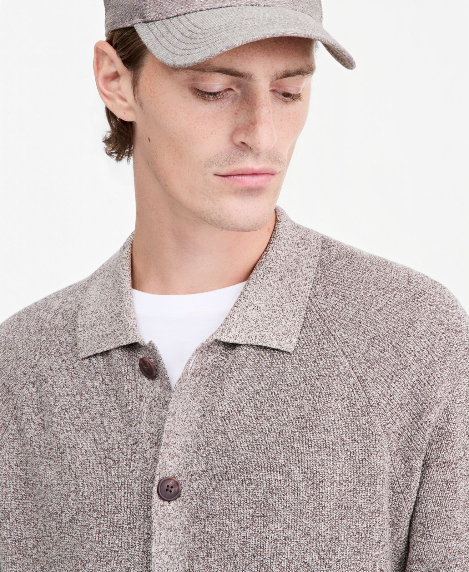 Men's Pretwist Button-Down Raglan Cardigan, Macy's Exclusive