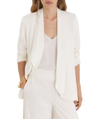 Women's Clover Wrap-Style Shawl-Lapel Blazer