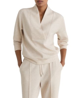 Women's Annabel Modal-Blend Shawl-Neck Sweatshirt