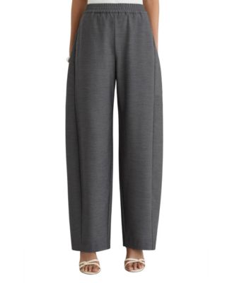 Women's Elle Pull-On Barrel-Leg Trousers