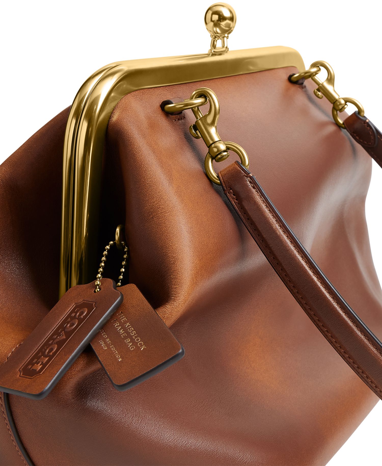 Kisslock Medium Loved Leather Frame Bag 27