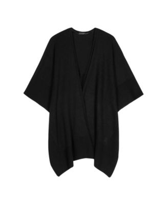 Texture Edge Knit Ruana
