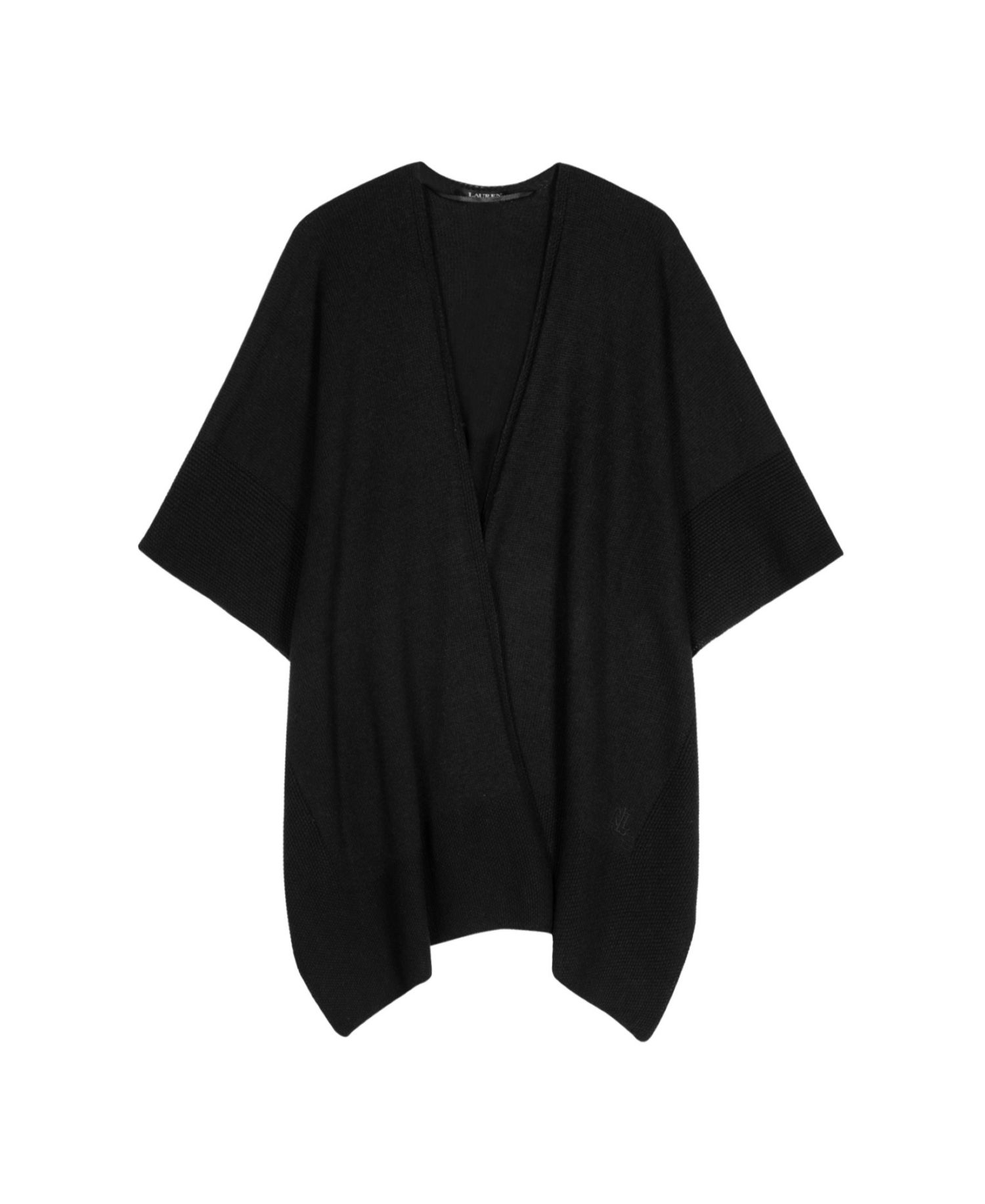 Texture Edge Knit Ruana