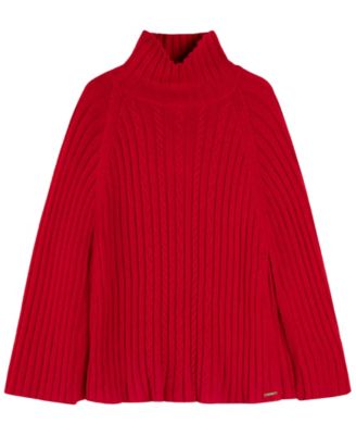 Knit Cable Cape