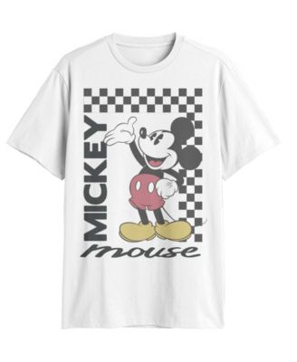 Men's&nbsp;Mickey Classic Mickey Checkered T-Shirt