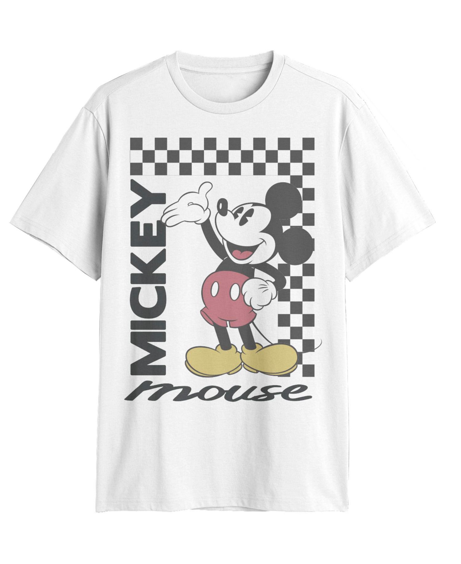 Men's Mickey Classic Mickey Checkered T-Shirt