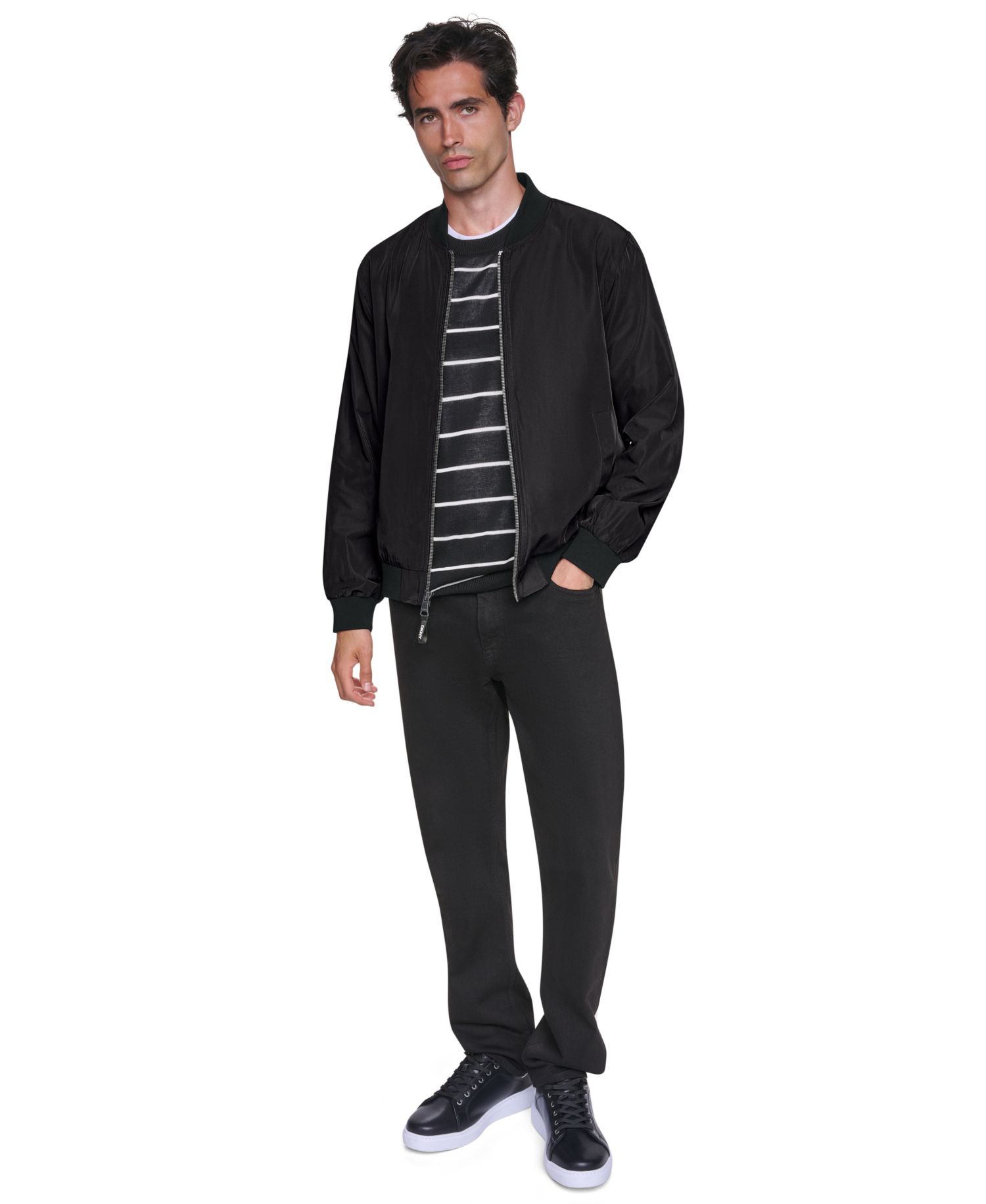 Men's Twill Bomber Jacket