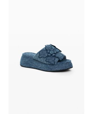 Women's Platform Denim Sandal