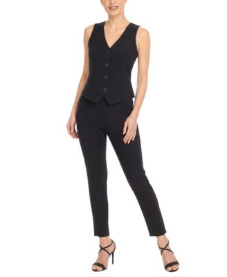 Women's Tailored Vest  Ankle Pants Matching Set