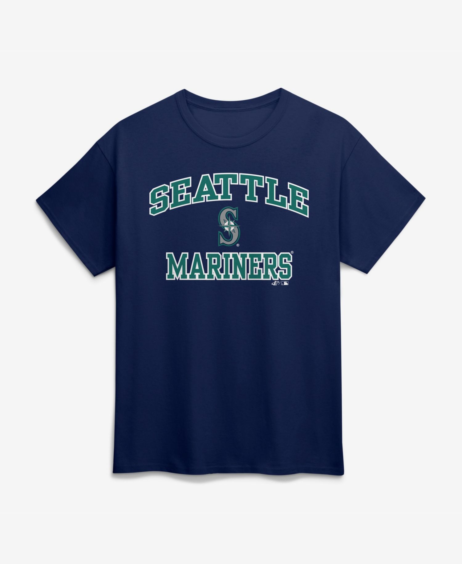 Men's Navy Seattle Mariners Heart and Soul T-Shirt