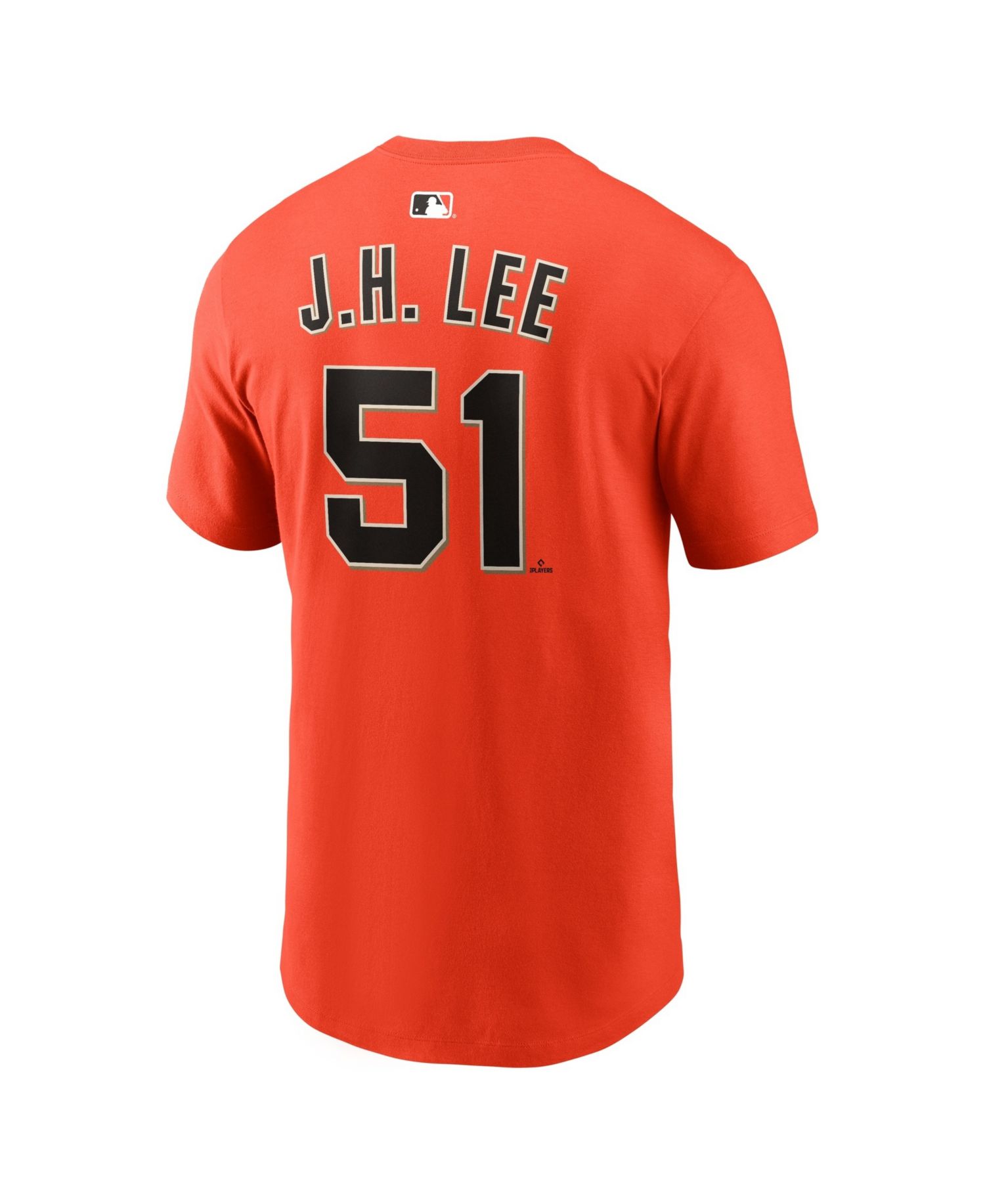 Men's Jung Hoo Lee Orange San Francisco Giants Name & Number T-Shirt