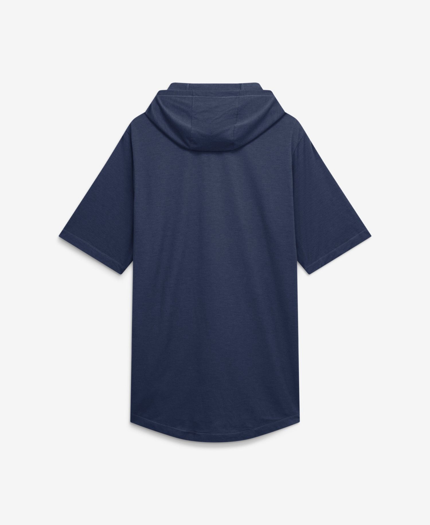 Men's Navy Cleveland Guardians Arched Wordmark Tri-Blend Hooded T-Shirt