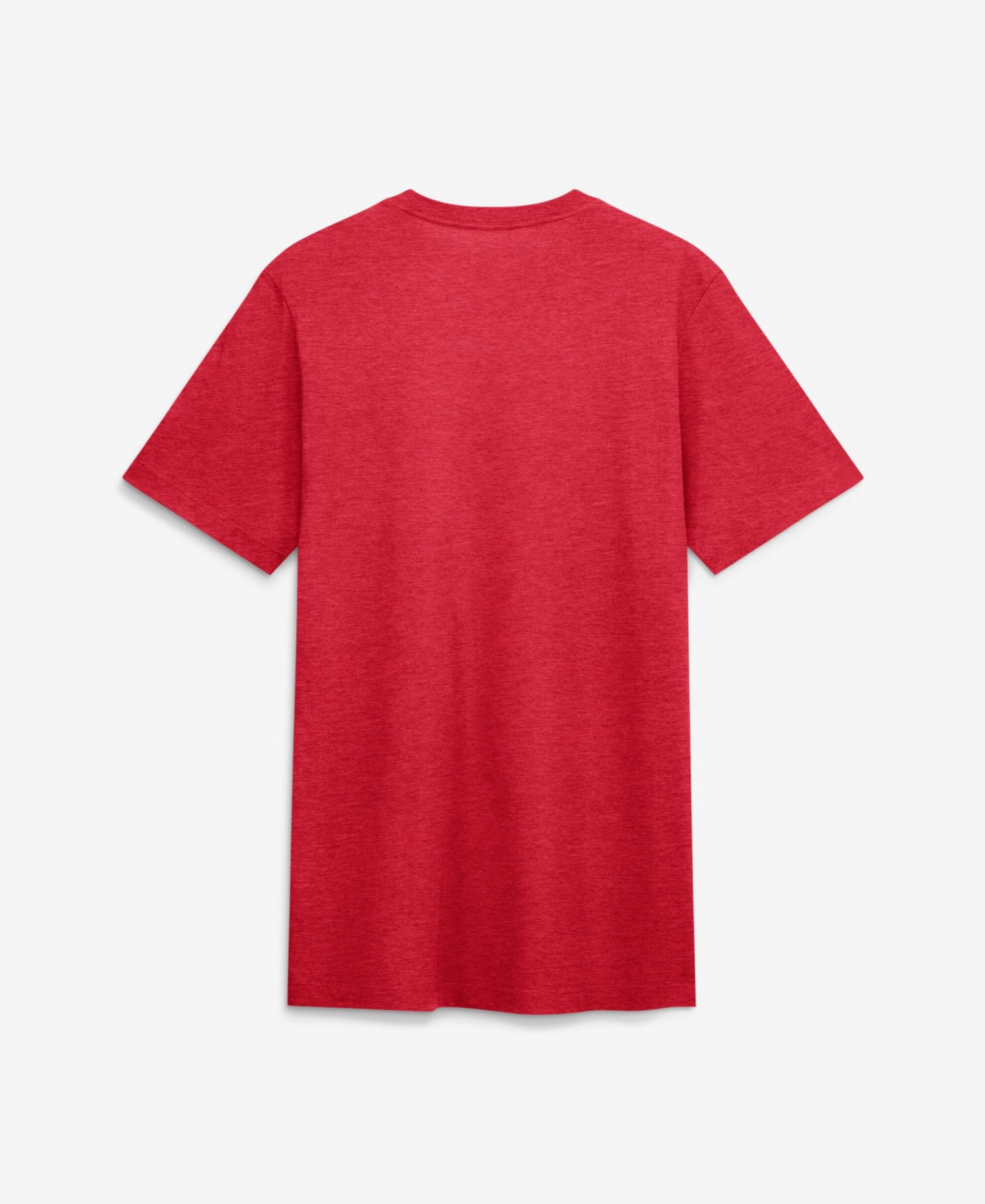 Men's Heather Red St. Louis Cardinals Stacked Tri-Blend T-Shirt