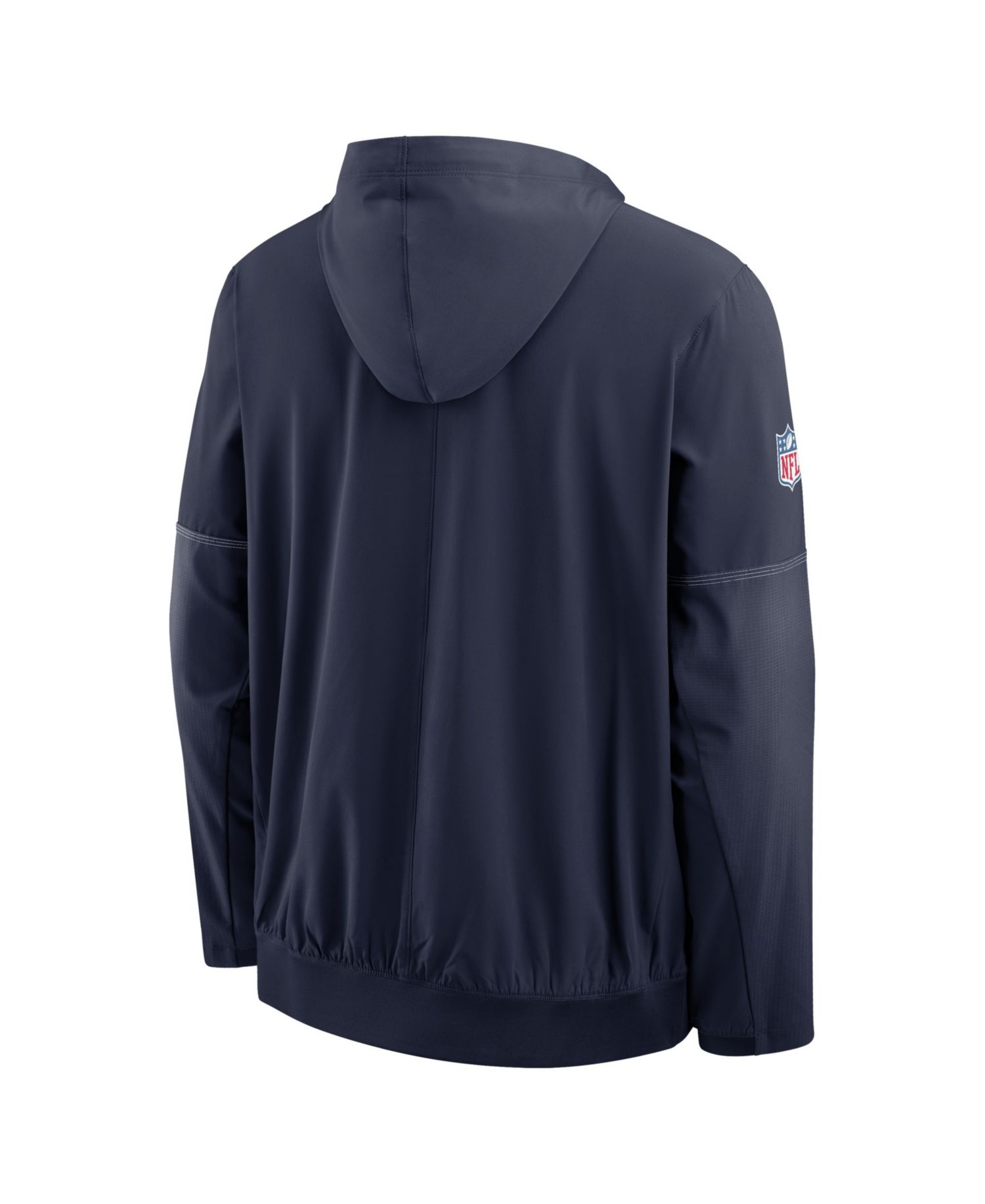 Men's Navy Dallas Cowboys Sideline Anorak Half-Zip Hoodie