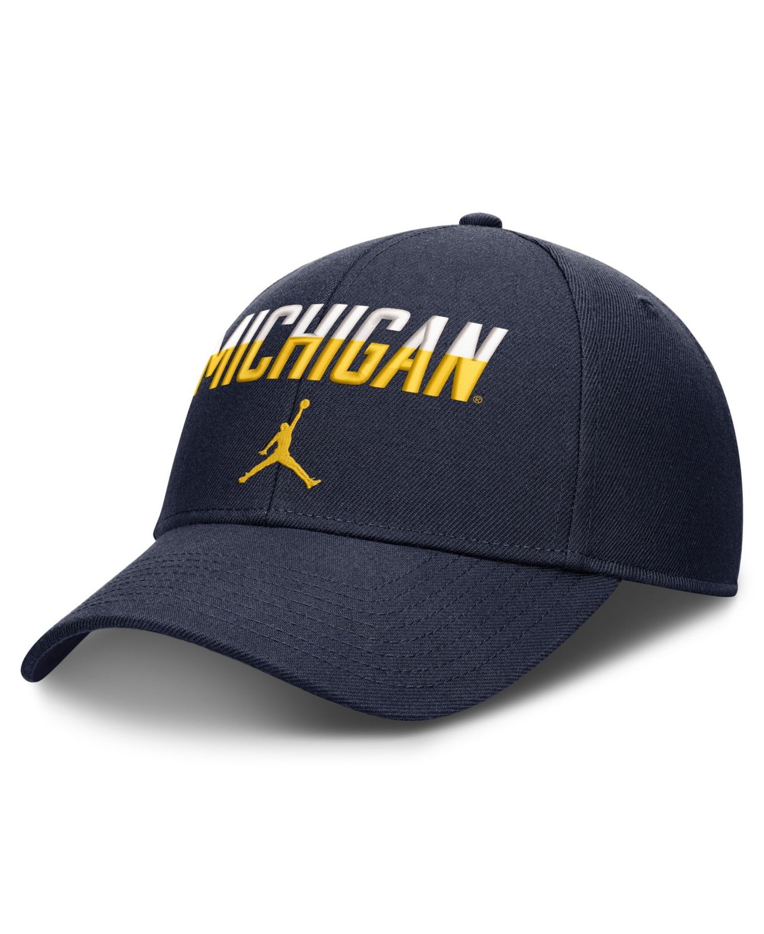 Men's and Women's Navy Michigan Wolverines 2026 On-Field Gameday Rise Adjustable Hat