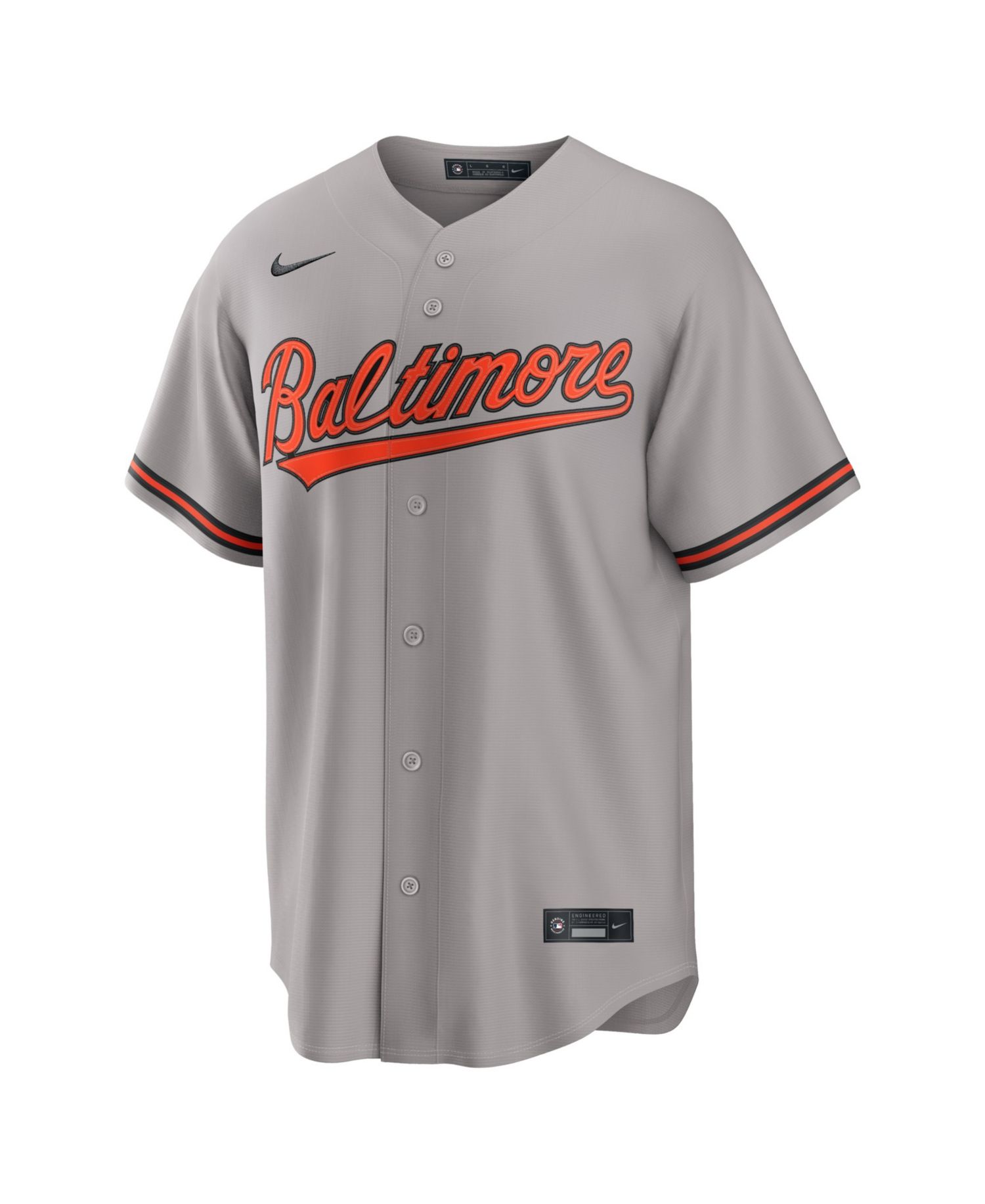 Men's Gunnar Henderson Gray Baltimore Orioles Road Replica Jersey
