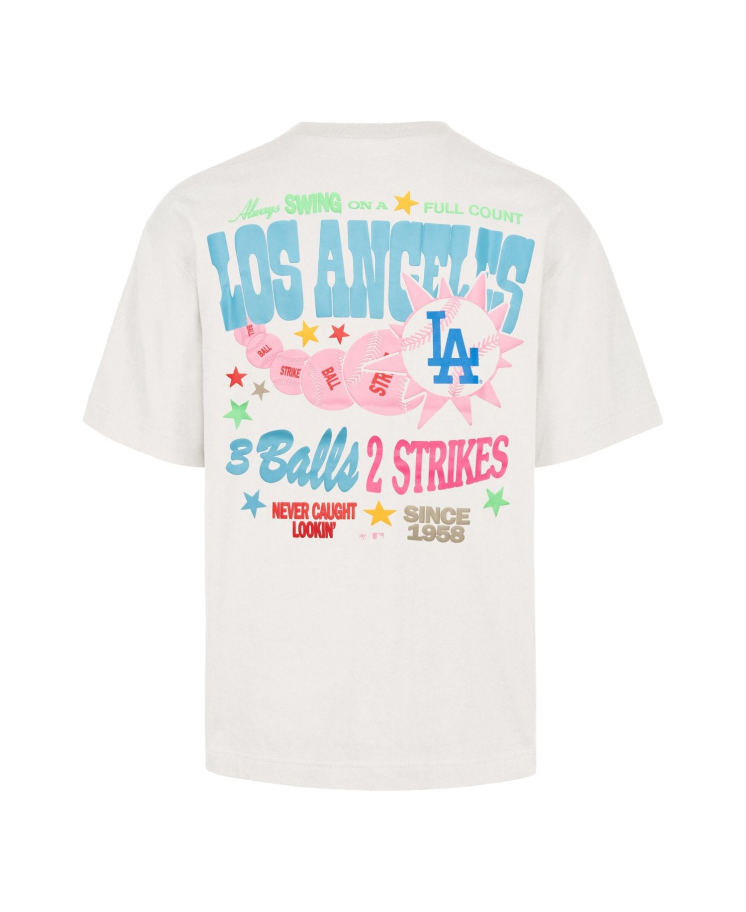 Men's and Women's Cream Los Angeles Dodgers Turnpike Chuck Foundation T-Shirt