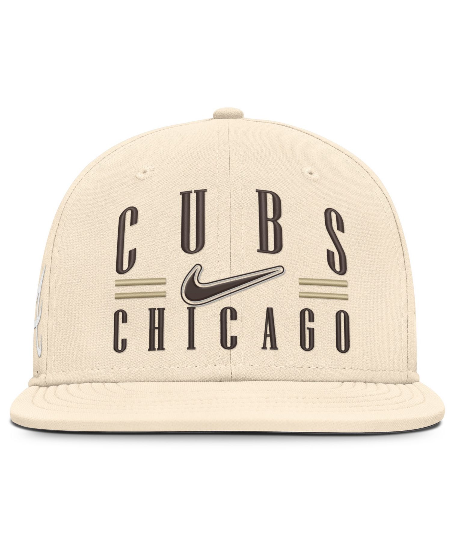 Men's Natural Chicago Cubs True Dri-FIT AeroBill Fitted Hat