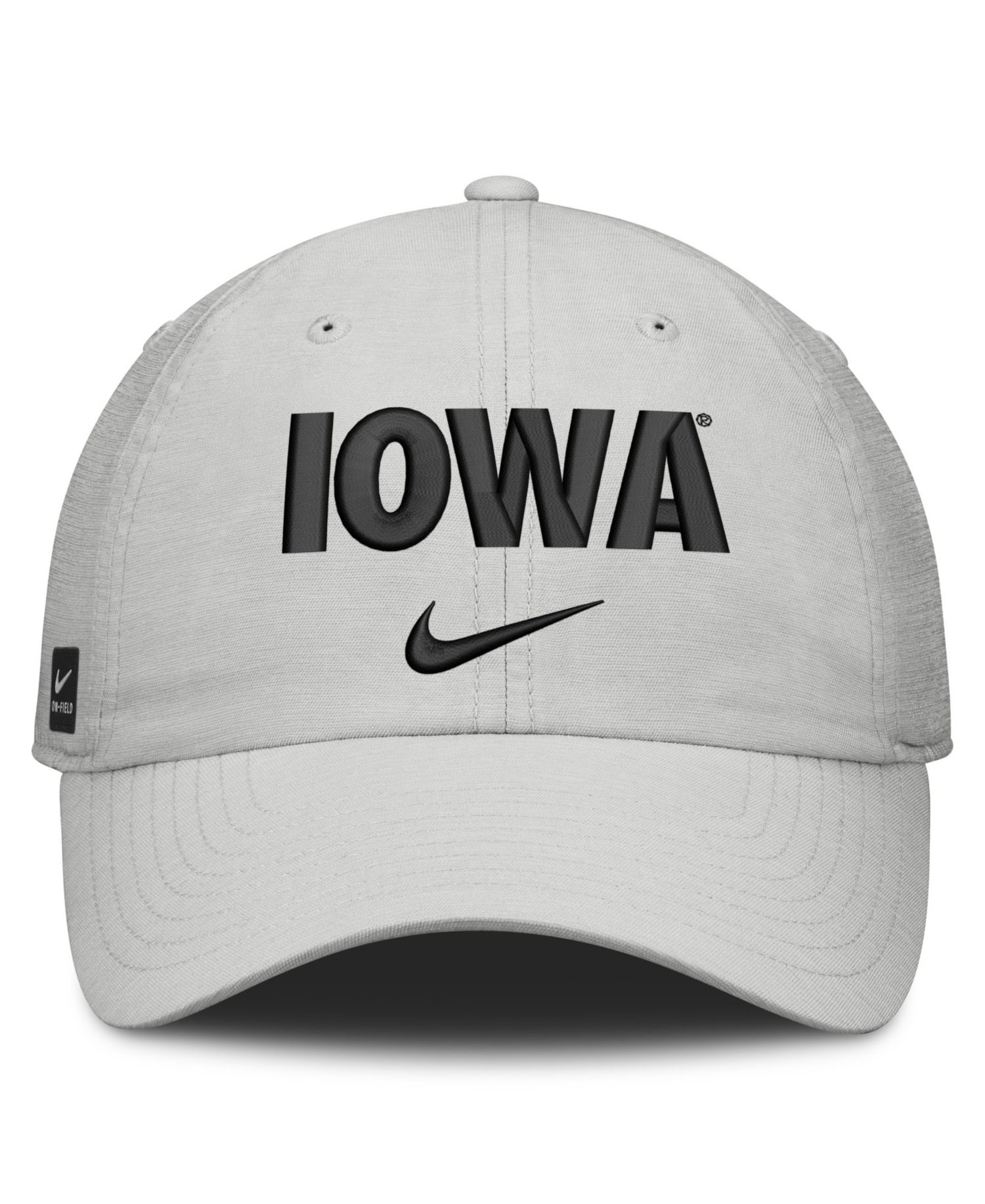Men's and Women's Gray Iowa Hawkeyes 2026 On-Field Gameday Club Adjustable Hat