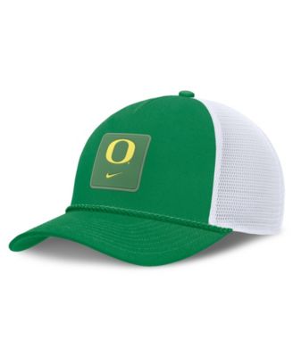 Men's and Women's Green Oregon Ducks 2026 On-Field Gameday Rope Trucker Adjustable Hat