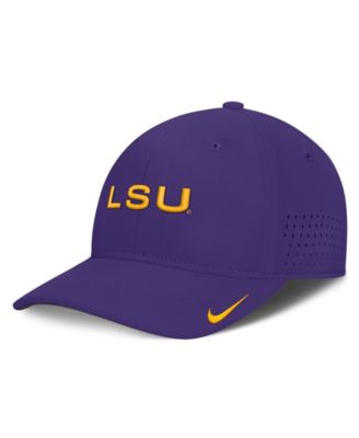Men's Purple LSU Tigers Gameday Aerobill Swooshflex Dri-FIT Hat