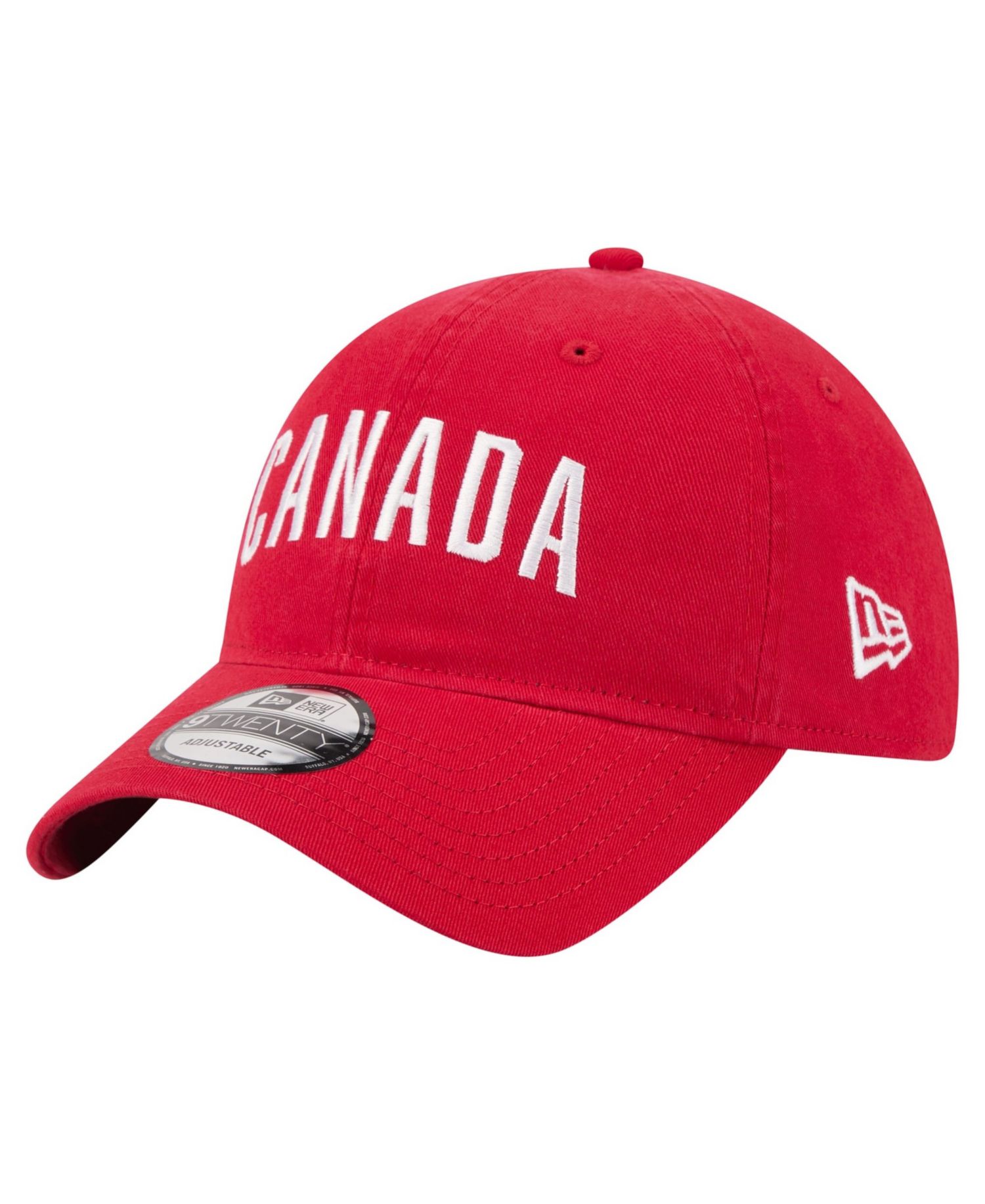 Men's Red Canada Soccer 9TWENTY Country Dad Adjustable Hat