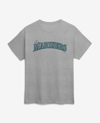 Men's Heather Gray Seattle Mariners Wordmark T-Shirt