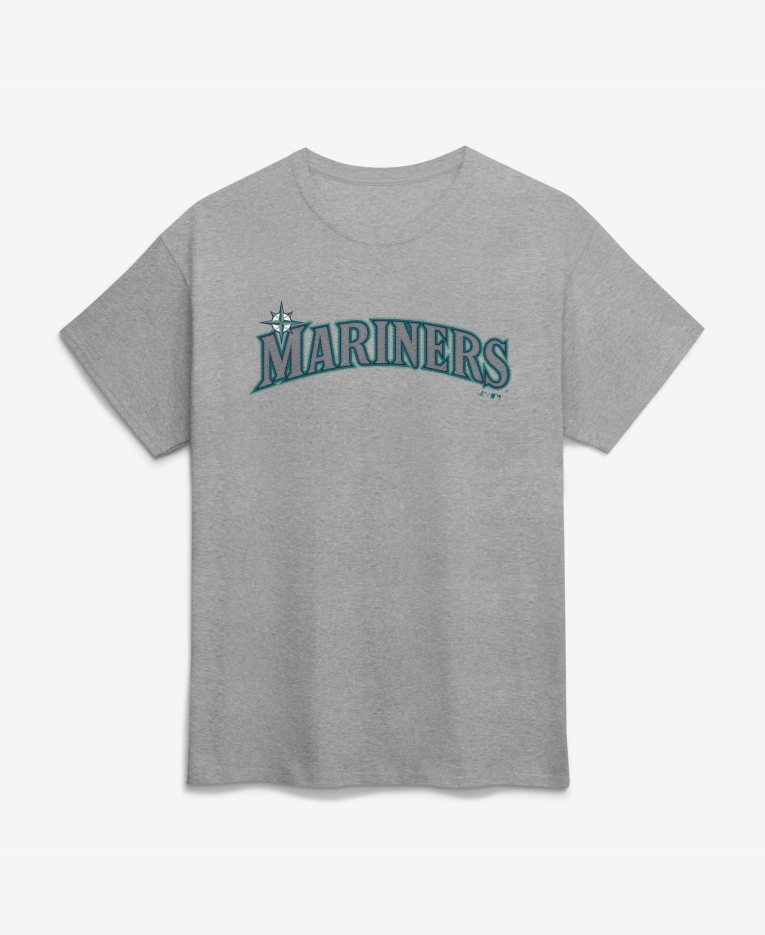 Men's Heather Gray Seattle Mariners Wordmark T-Shirt