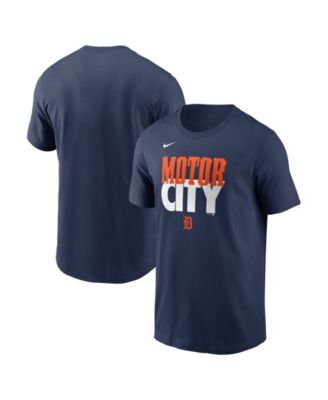 Men's Navy Detroit Tigers City Connect Handwriting Club T-Shirt