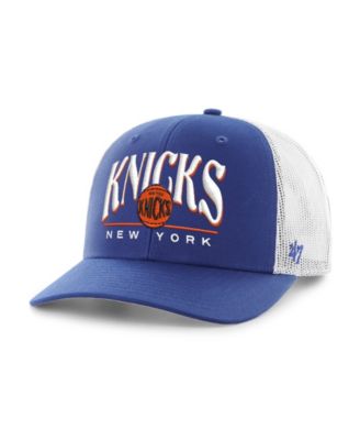 Men's Blue/White New York Knicks Domestic Adjustable Trucker Hat