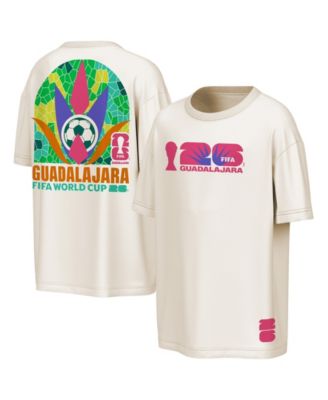 Men's Natural FIFA World Cup 2026 Guadalajara Big City Poster T-Shirt