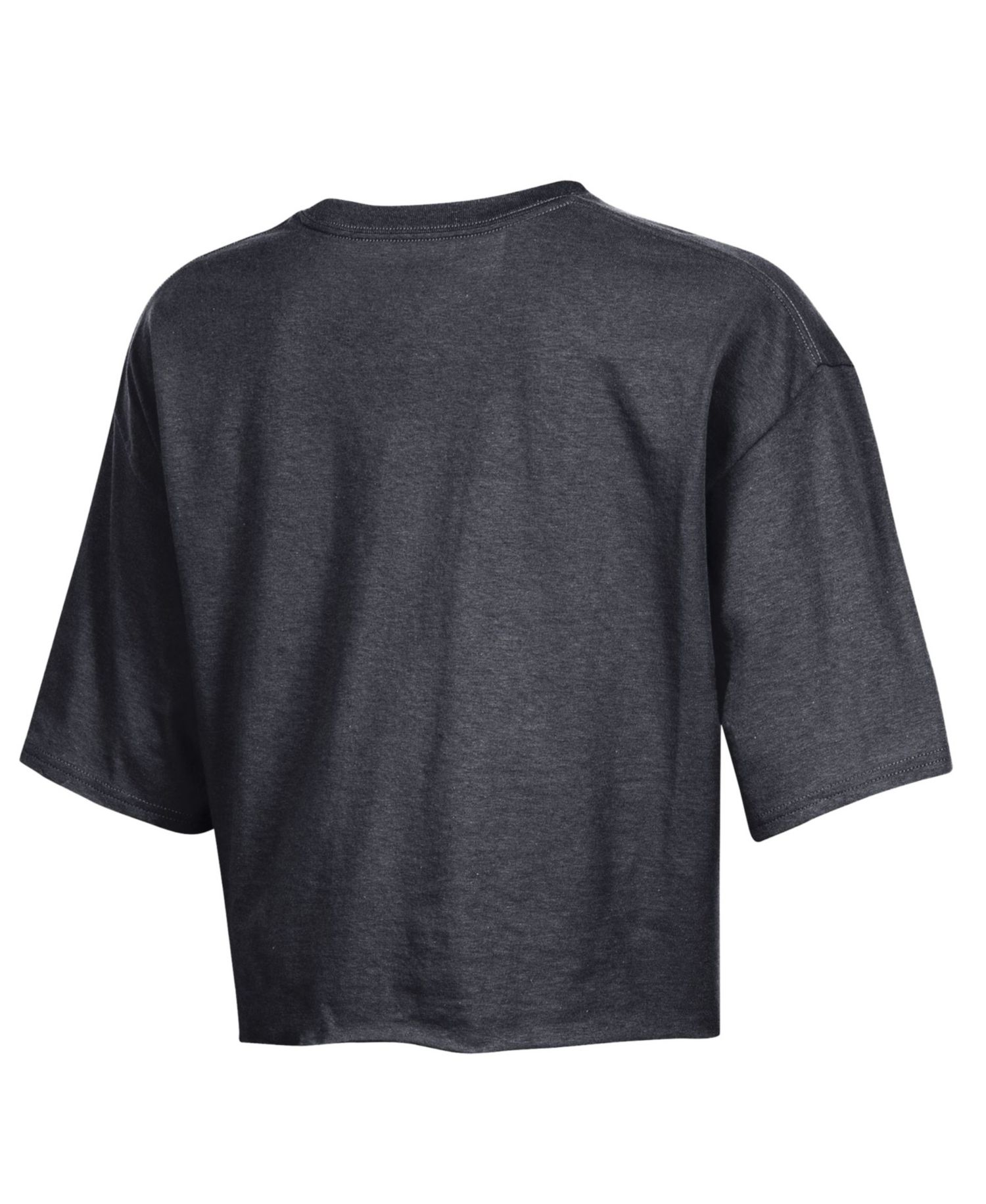 Women's Black New York Knicks Cropped Boyfriend T-Shirt