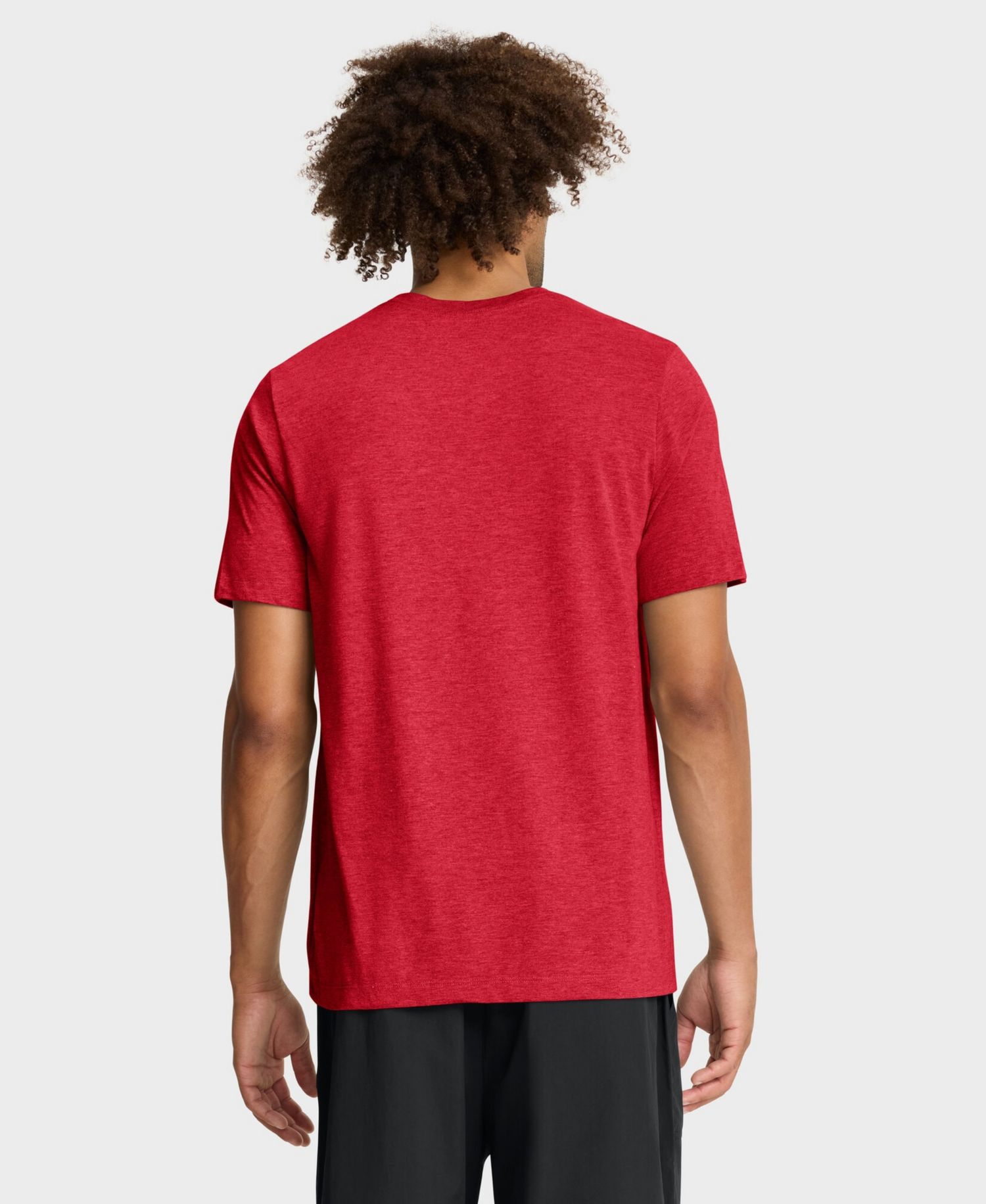 Men's Heather Red St. Louis Cardinals Stacked Tri-Blend T-Shirt