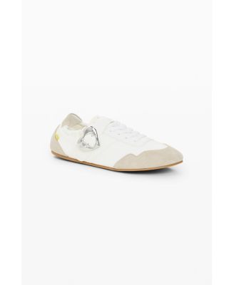 Women's Leather Buckle Sneaker