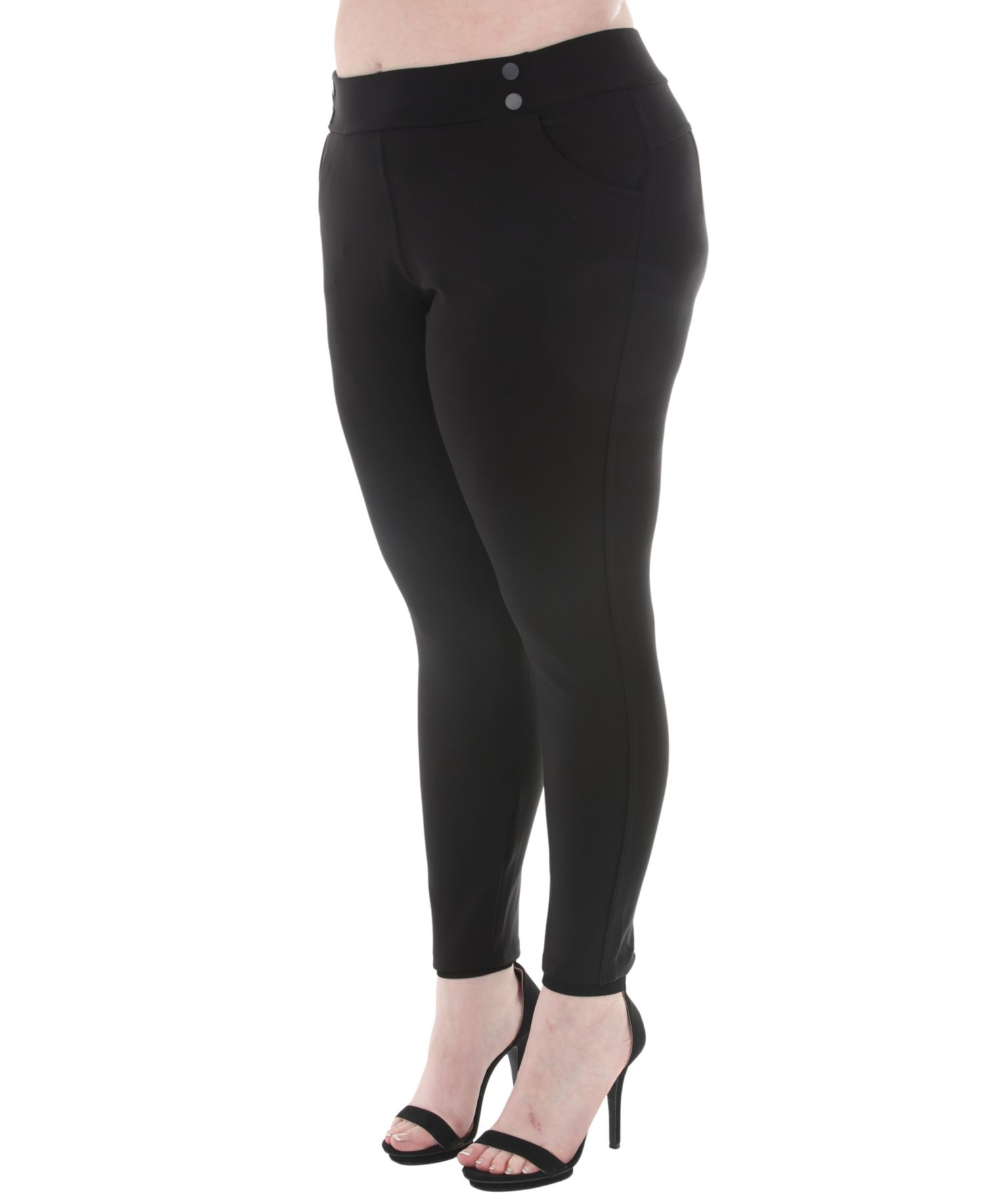 Plus Size Tailored Vest Ankle Pants Matching Set