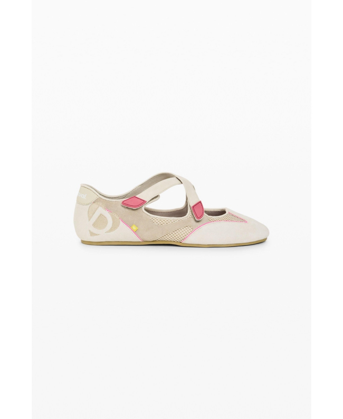 Desigual Women's Ballerina mesh logo