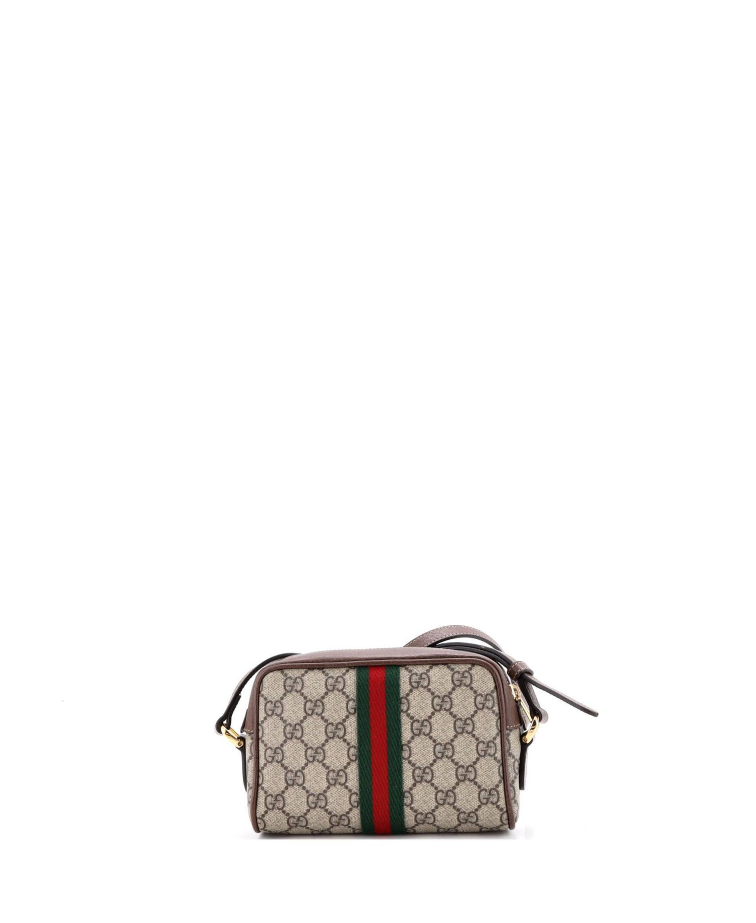 Mini Ophidia Shoulder Bag GG Coated Canvas