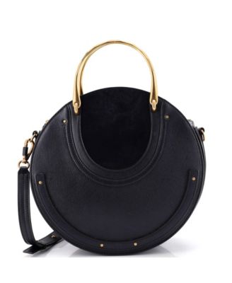 Medium Pixie Crossbody Bag Leather and Suede