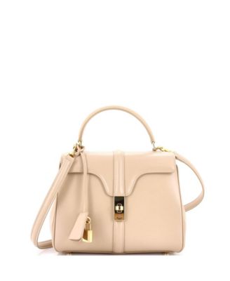 Small 16 Top Handle Bag Smooth Calfskin