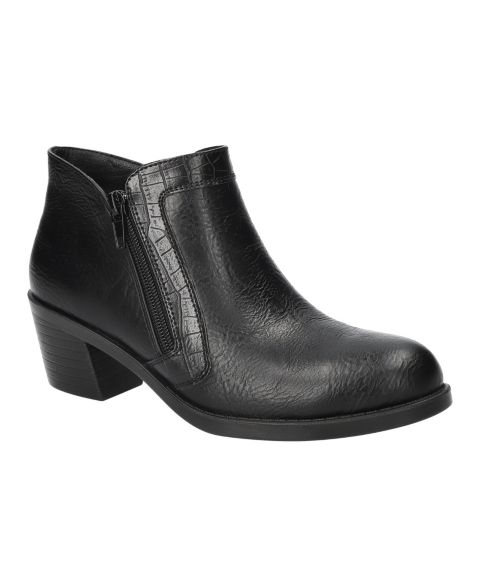 Женские ботинки Easy Street Bradley Block Heel Ankle Booties, цвет: Чёрный