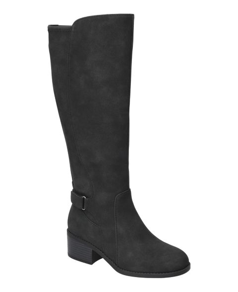 Женские ботинки Easy Street Hartley Block Heel Tall, цвет: Чёрный