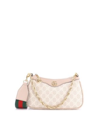 Small Ophidia Charm Shoulder Bag GG Coated Canvas