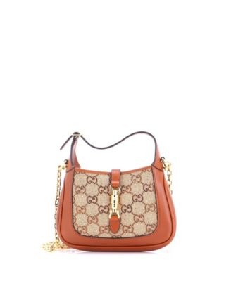 Mini Jackie 1961 Chain Hobo Crystal Embellished GG Canvas