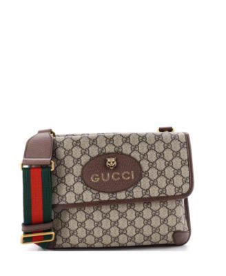 Medium Neo Vintage Flap Messenger GG Coated Canvas