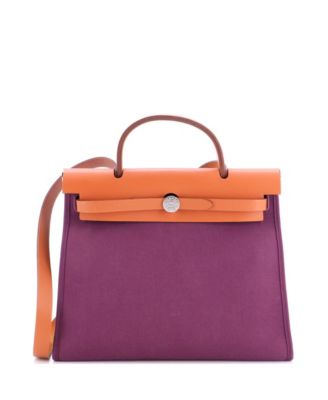 31 Herbag Zip Leather and Toile