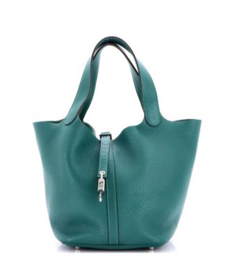 30 Garden Party Tote Toile and Leather