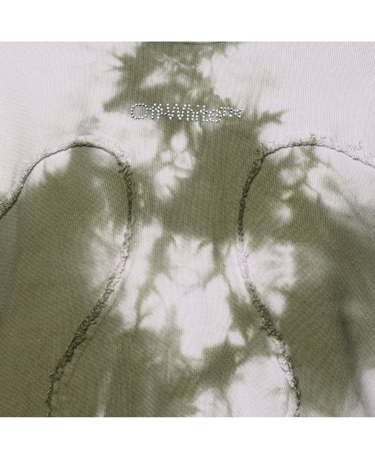 Pre-Owned Off-White Women's Tie Dye Cotton Knit Crew Neck Sweatshirt