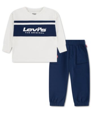 Baby Boys' Color-Block Print Top and Joggers, 2-Piece Set