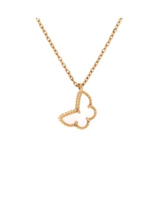 Sweet Alhambra Butterfly Pendant Necklace